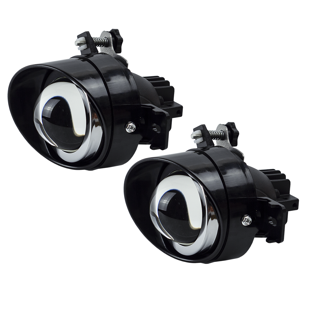 Світлодіодна лінза у фари DriveX FOG BiLED HL3 Nissan 3Color 3.0" 3/4.3/6K 3-колірна, фото 1