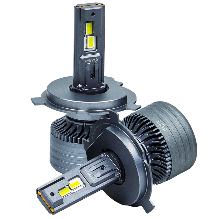 LED лампи автомобільні DriveX AL-12US H4 H/L 57W SUPER CAN 9-36V 6K