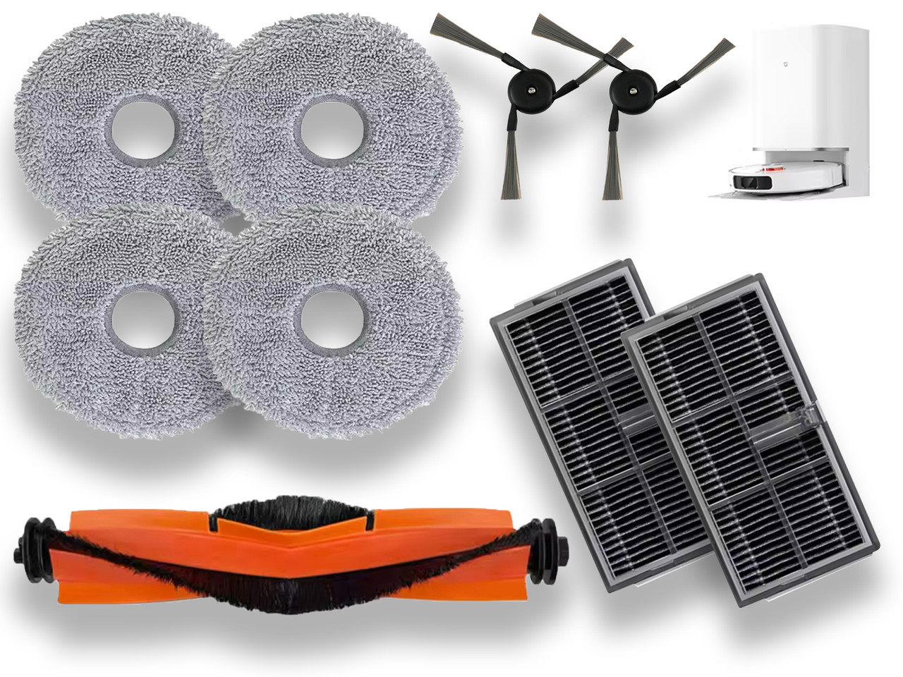 Комплект із 9 змінних аксесуарів для робота-пилососа Xiaomi Mijia Omni M40 D110CN