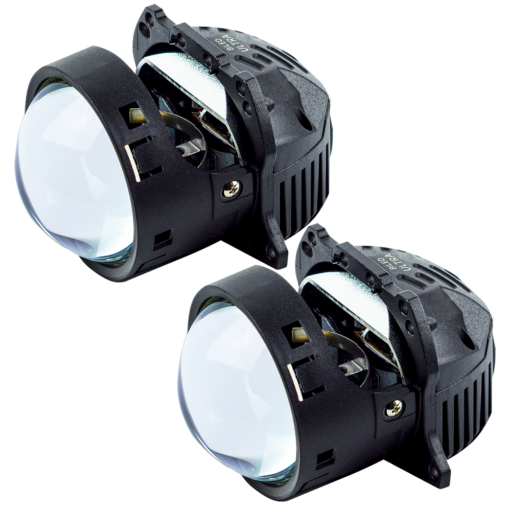 BiLED модуль основного світла DriveX BiLED ULTRA Blue 3.0" 65/78W 5.8K к-т., фото 1