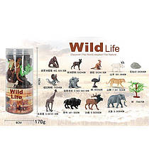 Набір тварин 12 штук, в тубі A 968-2