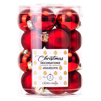 Скляні ялинкові кульки