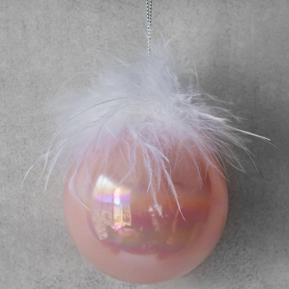 Шар "Рожеві хмари", 8 см ELISEY, фото 1