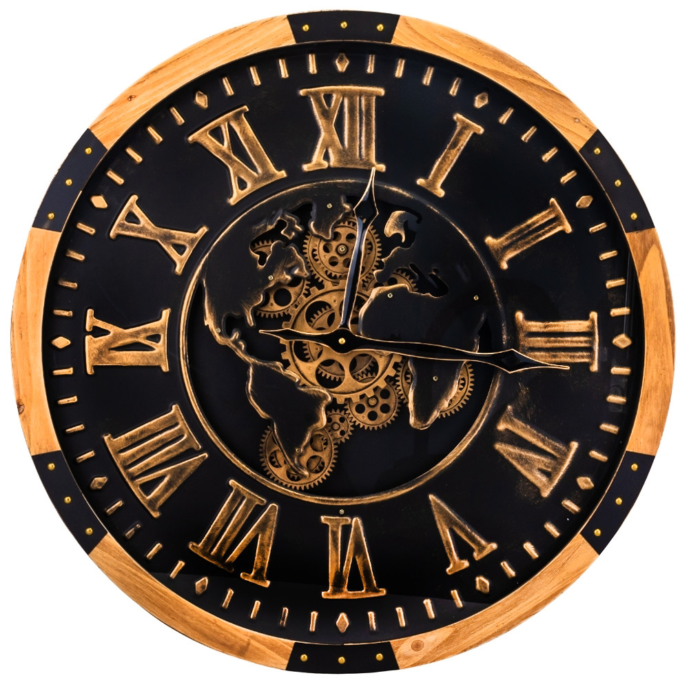 Годинник "Золота мапа", 64 см ELISEY, фото 1