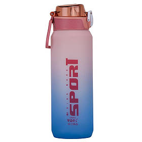 Пляшка для спорту "Drink more", 1000 мл * Рандомний вибір дизайну ELISEY