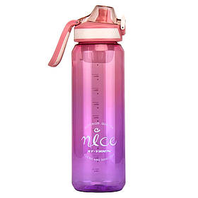 Пляшка для спорту "Like", 1000 мл * Рандомний вибір дизайну ELISEY
