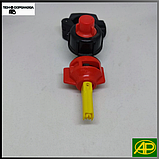 Розпилювач форсунки інжекторний Agroplast AP 110.02 Польща Жовтий, для роботи за вітром, фото 3