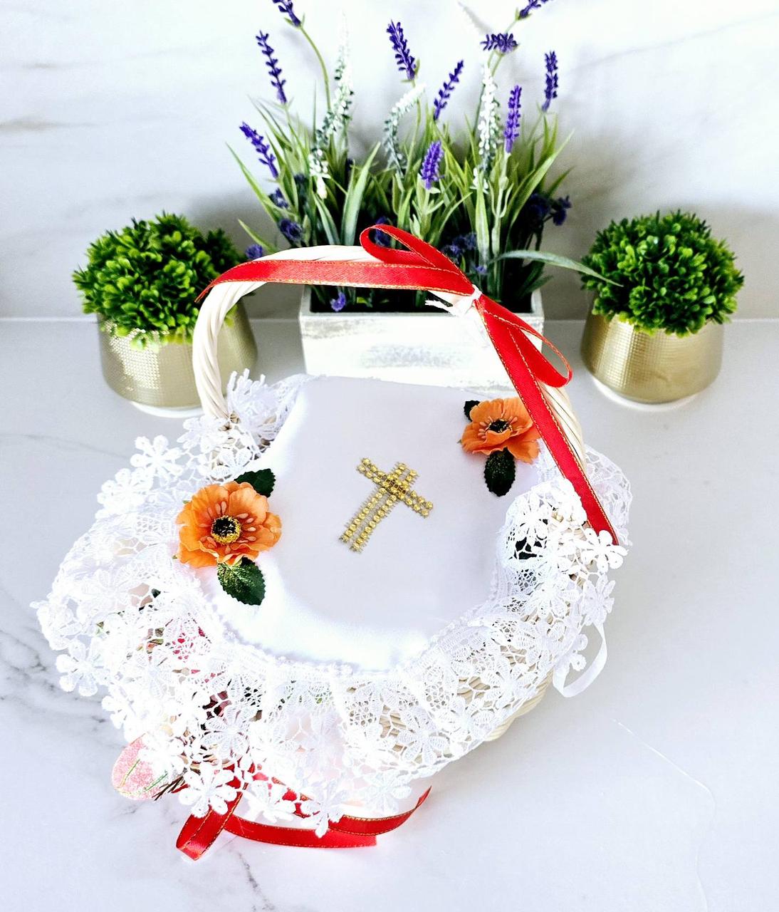 Дитяча серветка на Великодний кошик