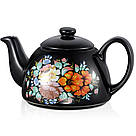 Електричний самовар 2в1, на 3,5л із заварним чайником 0,6л, R7118B, Чорний / Електросамовар / Чайник самовар, фото 4