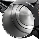 Електричний самовар 2в1, на 3,5л із заварним чайником 0,6л, R7118B, Чорний / Електросамовар / Чайник самовар, фото 7