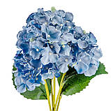 Букет гортензій, 5 бутонів, синій, 52 см ELISEY, фото 3