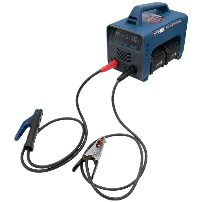 Акумуляторний зварювальний апарат PROFI-TEC PCWM16040 X-MAX Power (2×PT4080XM)