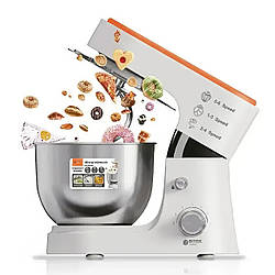 Міксер з чашею 3000Вт, 4л, 3 насадки, BITEK BT-6611 / Міксер планетарний / Міксер стаціонарний