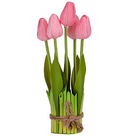 Букет тюльпанів "Рапсодія", рожевий, 25,5 см ELISEY