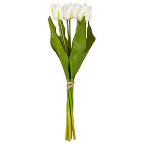 Букет тюльпанів "Барви", білий, 40 см ELISEY