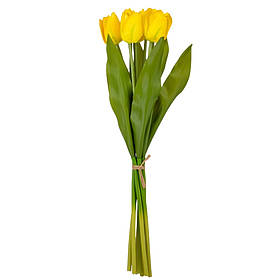 Букет тюльпанів "Барви", жовтий, 40 см ELISEY