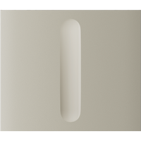 CenterButton (Dimmer) vertical ivory Центральна кнопка для димерного вимикача Ajax
