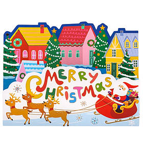 Серія листівок "Веселих свят", 4 види ELISEY