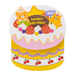 Серія листівок "Торт до Дня Народження", 4 види ELISEY