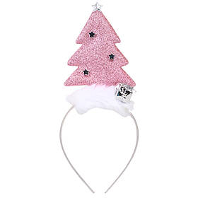 Новорічний обідок "Рожева ялинка", 26 см ELISEY