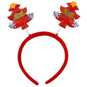 Новорічний обідок "Ялинки", 22 см * Рандомний вибір дизайну ELISEY