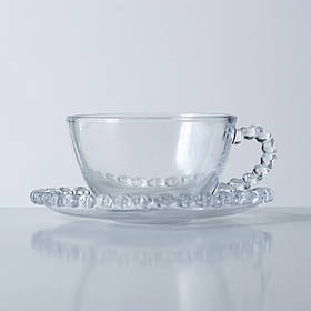 Чашка та блюдце "Серце", 200 мл,  ELISEY