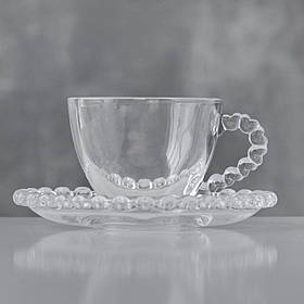 Чашка з блюдцем "Серце" ELISEY