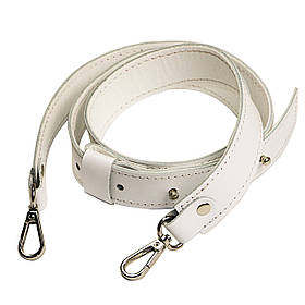 Ремінь плечовий на рідкладі з кобурними гвинтами (110*3 см), колір Білий