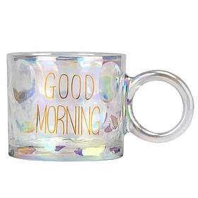 Кружка "Доброго ранку", прозора , 270 мл ELISEY