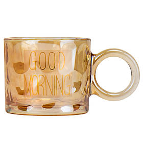 Кружка "Доброго ранку", золота , 270 мл ELISEY