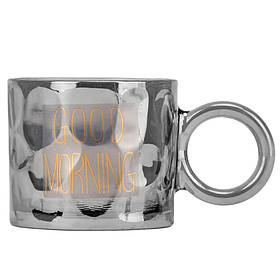 Кружка "Доброго ранку", сіра , 270 мл ELISEY