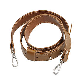 Ремінь плечовий на рідкладі з кобурними гвинтами (110*3 см), колір Карамельний