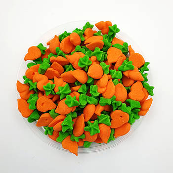 Набір цукрових прикрас Slado Мікросі Морквка 100 шт.