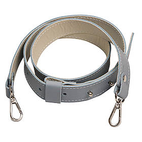 Ремінь плечовий на рідкладі з кобурними гвинтами (110*3 см), колір Сіро-блакитний