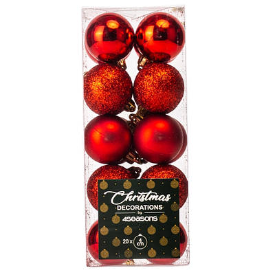 Пластикові ялинкові кульки