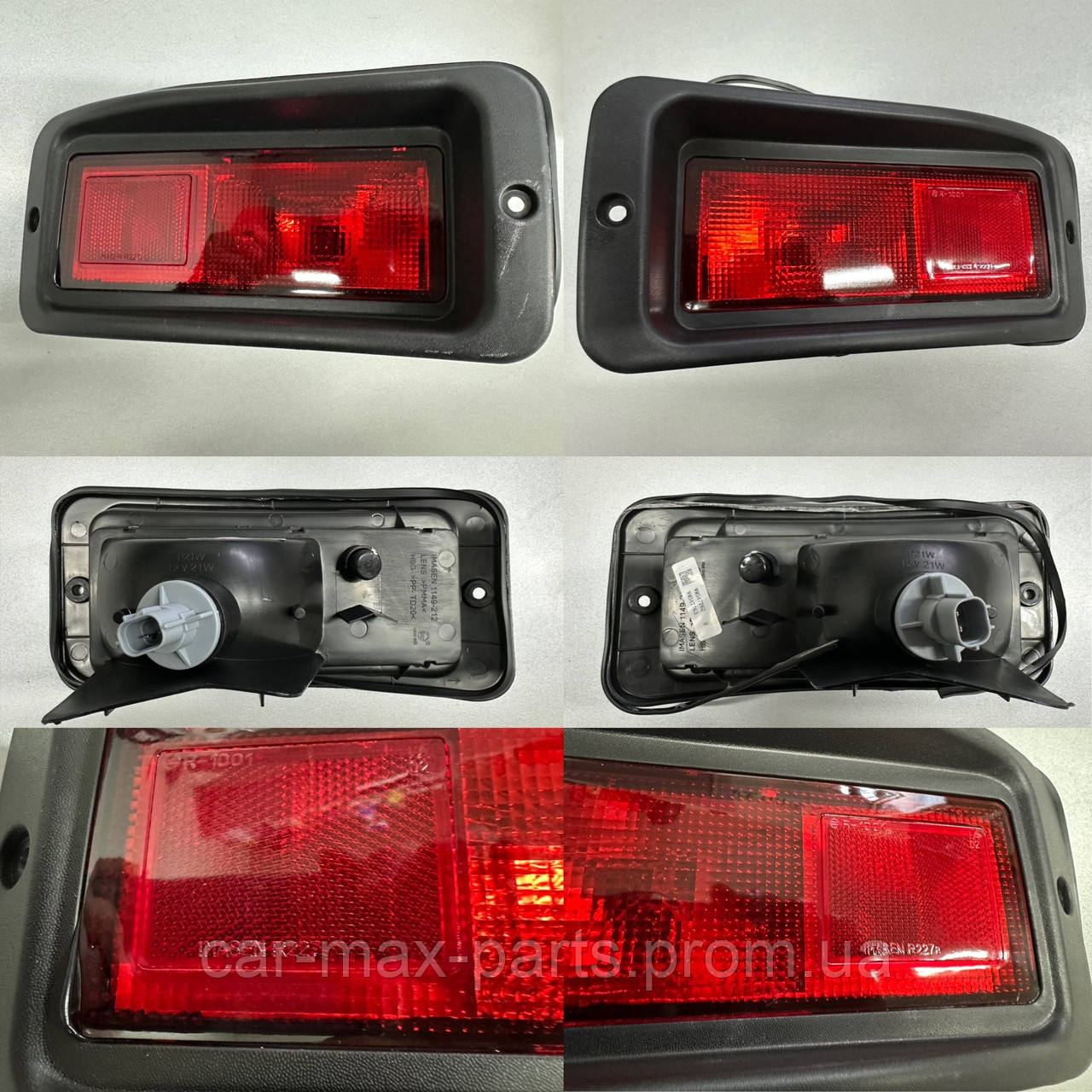 Ліхтарі заднього бампера Правий/Левий Mitsubishi Pajero Sport 1 97-08 НОВІ АНАЛОГ КОМПЛЕКТ 2 шт., фото 1