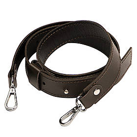 Ремінь плечовий на рідкладі з кобурними гвинтами (110*3 см), колір Шоколадний