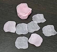 Штучні пелюстки троянд світло рожеві - 130 шт