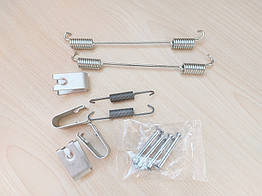 Ремкомплект задніх гальмівних колодок Fiat Qubo, Peugeot Bipper, Citroen Nemo (2007-...), 77363945, 9947691