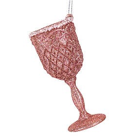 Ялинкова іграшка "Келих ігристого", 10,5 см ELISEY