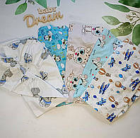 Простирадло дитяче на гумці, на матрац 120/60 см, бавовна, для хлопчика