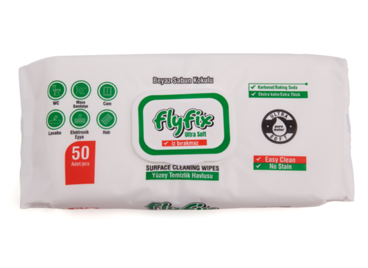 Вологі серветки для прибирання Fly fix ultra sof