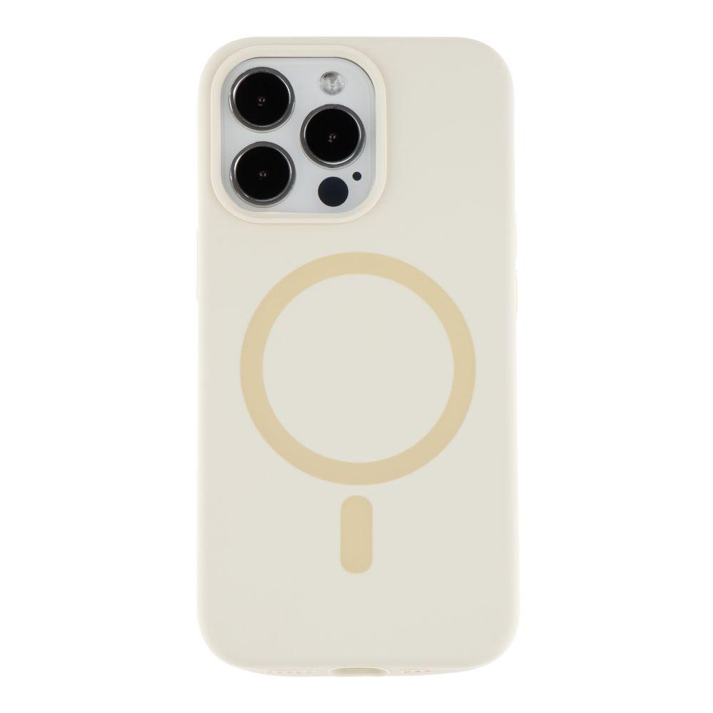 Чохол Glow Silicone Case with Magsafe для iPhone 13 Pro Колір Antique white, фото 1