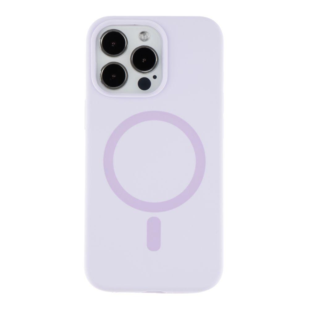Чохол Glow Silicone Case with Magsafe для iPhone 13 Pro Max Колір Light purple, фото 1