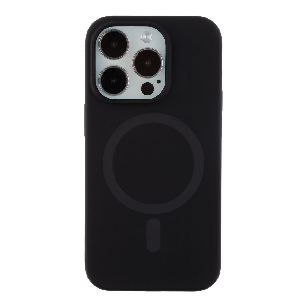 Чохол Glow Silicone Case with Magsafe для iPhone 14 Pro Колір Black, фото 1