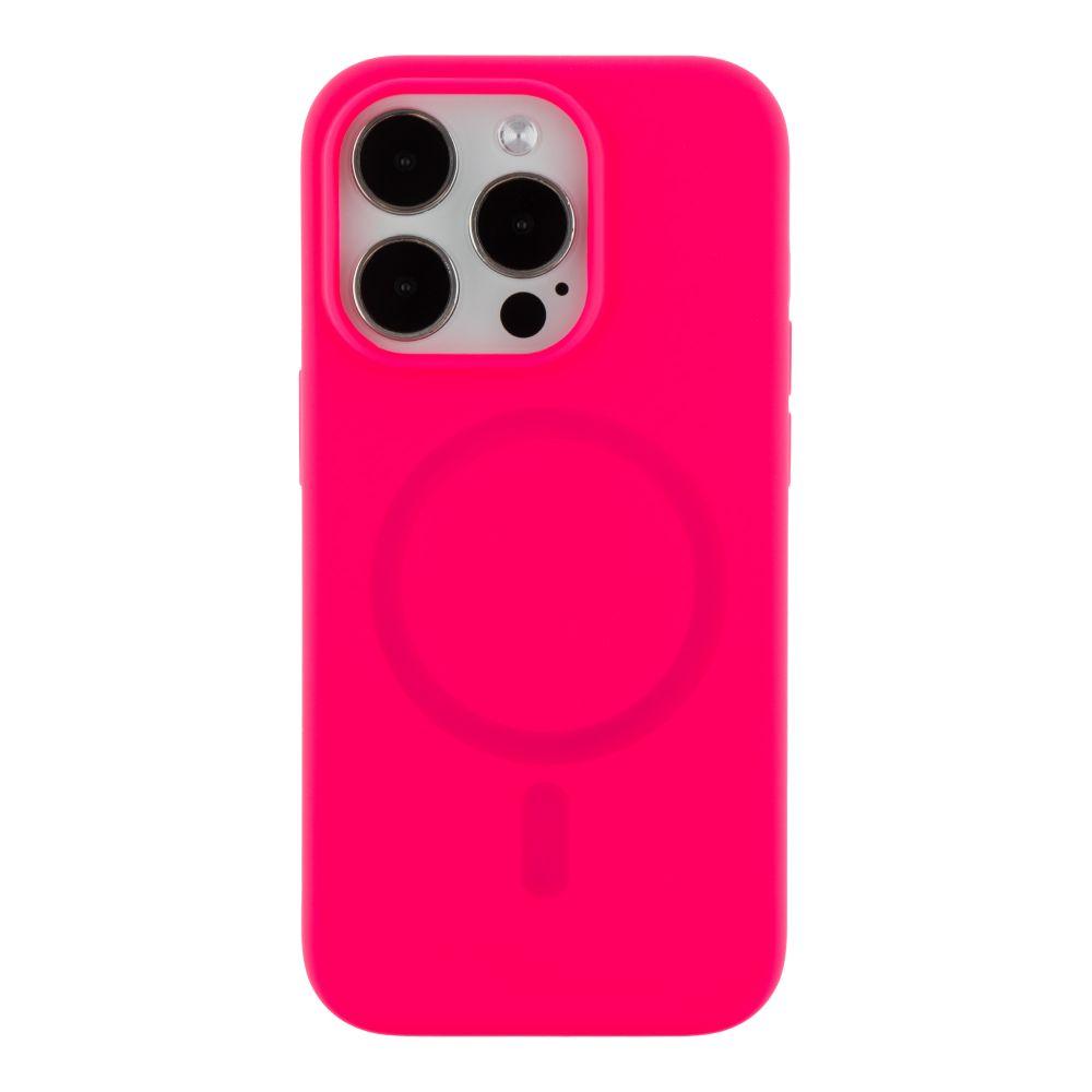 Чохол Glow Silicone Case with Magsafe для iPhone 14 Pro Колір Hot pink, фото 1