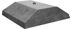 Плити стрічкових фундаментів ФЛ 8-12-2 1180х800х300мм