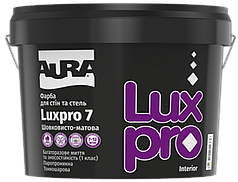 Фарба для стін шовковисто-матова AURA Luxpro 7, TR (прозора), 0,9л
