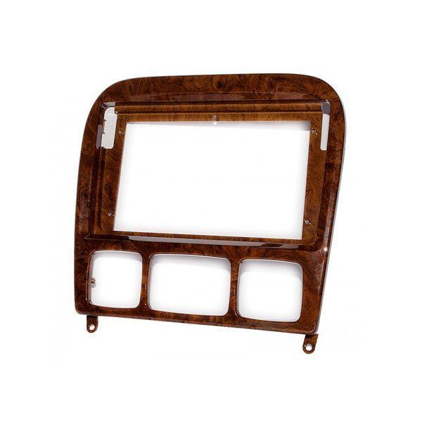 Перехідна рамка серії QIV Q0765-F2 для Mercedes S-klasse (W220) 1998-2005 (wood) 9 дюймів, фото 1