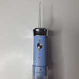Портативний бездротовий іригатор для ротової порожнини 220 мл, переносний іригатор Блакитний LY-314-Blue, фото 6